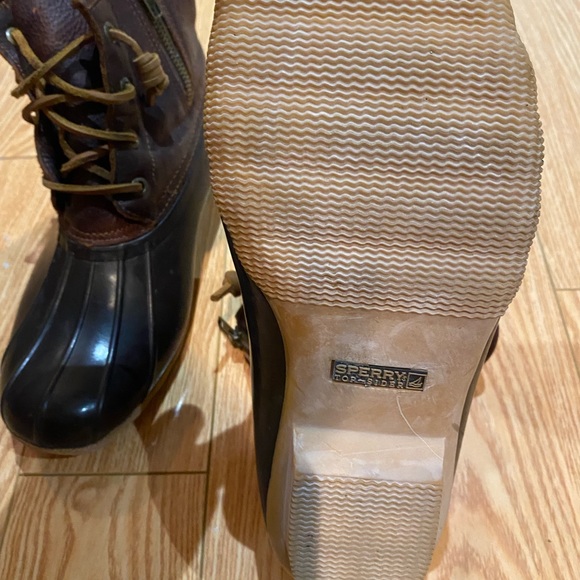 Sperry Saltwater Waterproof Lined Duck Boots - Picture 4 of 6